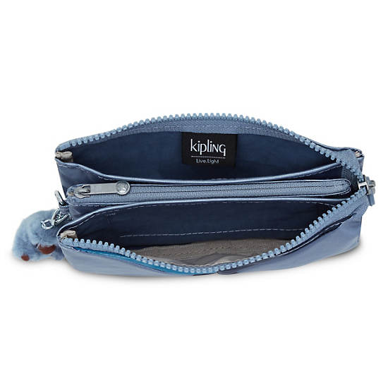 Kipling Creativity Large Classic Pouch Táska Kék Szürke | HU 2075EB